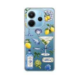 Silikonska futrola PRINT - Xiaomi Redmi Note 14 4G (SRB) Mediterranean Martini.