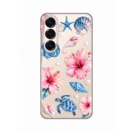 Silikonska futrola PRINT Skin - Samsung S931 Galaxy S25 Hibiscus Sea.