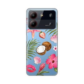 Silikonska futrola PRINT - ZTE Blade A54 Coconut Paradise.