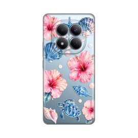 Silikonska futrola PRINT Skin - Xiaomi Redmi Note 15 Pro 4G Hibiscus Sea.