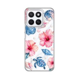 Silikonska futrola PRINT Skin - Huawei Honor X8c Hibiscus Sea.