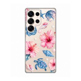 Silikonska futrola PRINT Skin - Samsung S938 Galaxy S25 Ultra Hibiscus Sea.