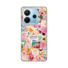 Silikonska futrola PRINT Skin - Xiaomi Redmi Note 14 4G (SRB) Beach Please.