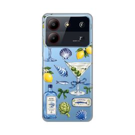 Silikonska futrola PRINT - ZTE Blade A54 Mediterranean Martini.