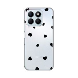 Silikonska futrola PRINT Skin - Huawei Honor X8b Hearts.