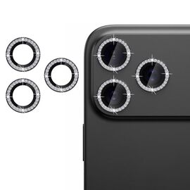 Zastita - kameru Diamond za iPhone 17 Pro crna.