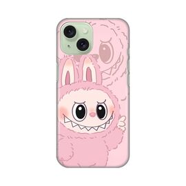 Silikonska futrola PRINT - iPhone 15 La Bubu Pink.