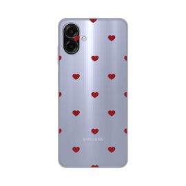 Silikonska futrola PRINT - Samsung A075F Galaxy A07 Red Hearts.