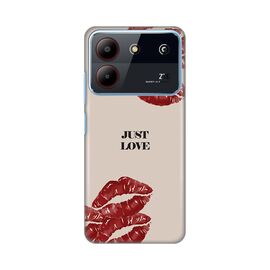 Silikonska futrola PRINT Skin - ZTE Blade A54 Just Love.