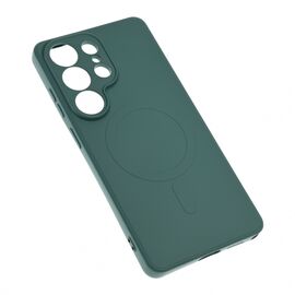 Silikonska futrola Teracell Giulietta Magsafe - Samsung S948 Galaxy S26 Ultra tamno zelena.