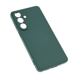 Silikonska futrola Teracell Giulietta Magsafe - Samsung S946 Galaxy S26 Plus tamno zelena.