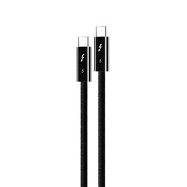 Data kabl Coteci Thunderbolt OF-066 120Gbps 240W 4k PD Type C na Type C crni 0.3m.
