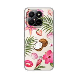 Silikonska futrola PRINT - Honor X7d 4G/400 Smart 5G Coconut Paradise.