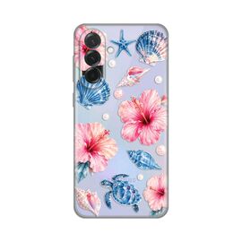 Silikonska futrola PRINT Skin - Samsung A376 Galaxy A37 5G Hibiscus Sea.