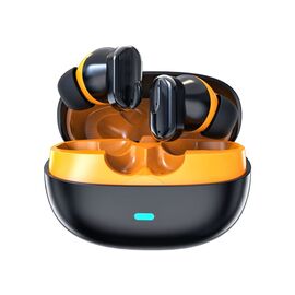 Bluetooth slusalice Airpods T-phox Y600 crno narandzaste HQ.