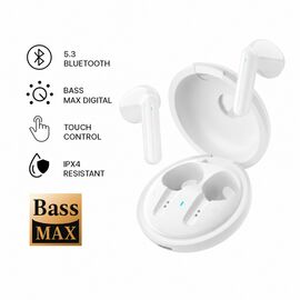 Bluetooth slusalice Airpods T-phox M67 bele HQ.