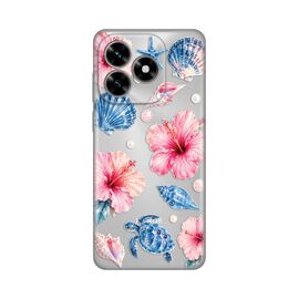 Silikonska futrola PRINT Skin - Huawei Honor X5c Plus Hibiscus Sea.