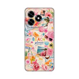 Silikonska futrola PRINT Skin - Huawei Honor X5c Plus Beach Please.