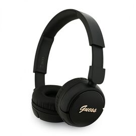 Bluetooth slusalice Guess Script Metal Logo crne (GUBHV6SCK).