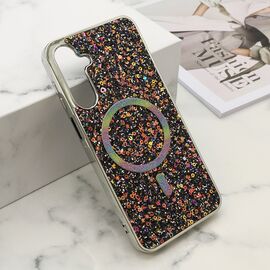 Futrola GLAM GLOW MagSafe - Samsung A166 Galaxy A16 5G crna (MS).