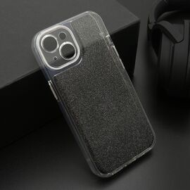 Futrola OMBRE GLITTER - iPhone 15 crna (MS).