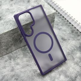 Futrola SILKY MAGSAFE mat - Samsung Galaxy S23 Ultra ljubicasta (MS).