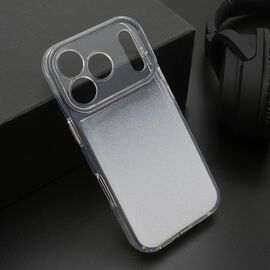 Futrola OMBRE GLITTER - iPhone 17 Pro bela (MS).