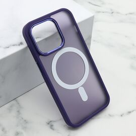 Futrola SILKY MAGSAFE II - iPhone 15 Pro (6.1) ljubicasta (MS).