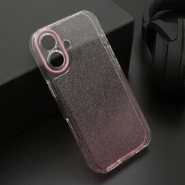 Futrola OMBRE GLITTER - iPhone 17 roze (MS).