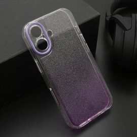 Futrola OMBRE GLITTER - iPhone 17 ljubicasta (MS).