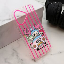Futrola print PARTY - iPhone 16 (6.1) pink LBB004 (MS).