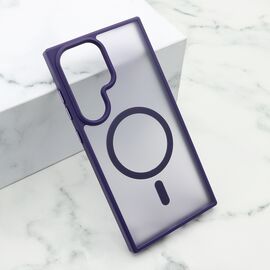Futrola SILKY MAGSAFE mat - Samsung S928 Galaxy S24 Ultra 5G ljubicasta (MS).