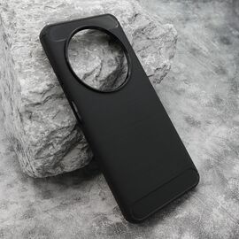 Silikonska futrola BRUSHED - Xiaomi Redmi 14C/Redmi A4 crna (MS).