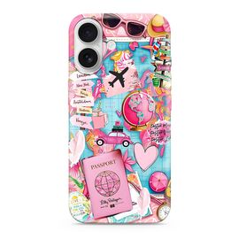 Silikonska futrola ultra tanka (skin) PRINT CLEAR - iPhone 16 (6.1) SP029 (MS).