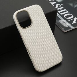 Futrola WOVEN TOUCH MagSafe - iPhone 17 bela (MS).
