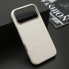 Futrola WOVEN TOUCH MagSafe - iPhone 17 Pro Max (6.9) bela (MS).