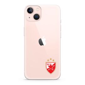 Silikonska futrola ultra tanka (skin) PRINT CLEAR - iPhone 13 (6.1) ZF003 (MS).