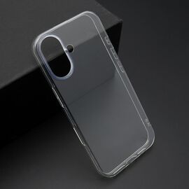 Silikonska futrola ultra tanka (skin) PROTECT - iPhone 16 (6.1) providna (bela) (MS).