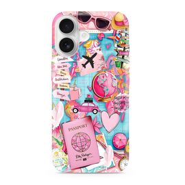 Silikonska futrola ultra tanka (skin) PRINT CLEAR - iPhone 17 SP029 (MS).
