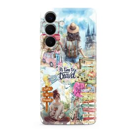 Silikonska futrola ultra tanka (skin) PRINT CLEAR - Samsung S941 Galaxy S26 5G SP031 (MS).