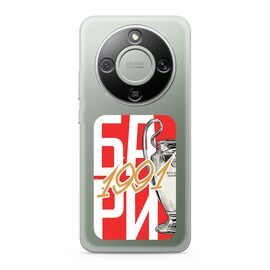 Silikonska futrola ultra tanka (skin) PRINT CLEAR - Honor Magic 8 lite/X9D ZF002 (MS).