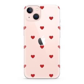 Silikonska futrola ultra tanka (skin) PRINT CLEAR - iPhone 13 (6.1) SP013 (MS).