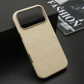 Futrola WOVEN TOUCH MagSafe - iPhone 17 Pro Max (6.9) krem (MS).
