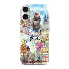 Silikonska futrola ultra tanka (skin) PRINT CLEAR - iPhone 16 (6.1) SP031 (MS).