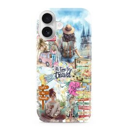Silikonska futrola ultra tanka (skin) PRINT CLEAR - iPhone 17 SP031 (MS).