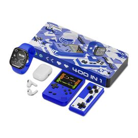 KARLER BASS K35-Combo set (smart watch, konzola sa kontrolorom, Slusalice AirPods Pro 2) plava (MS).