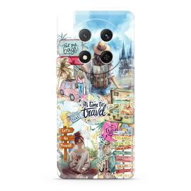 Silikonska futrola ultra tanka (skin) PRINT CLEAR - Huawei Honor X9C/Magic 7 lite SP031 (MS).