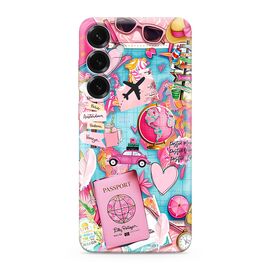 Silikonska futrola ultra tanka (skin) PRINT CLEAR - Samsung S931 Galaxy S25 5G SP029 (MS).
