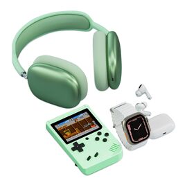 KARLER BASS K13-Combo set (smart watch, konzola, TWS / AirPods Max Bluetooth slusalice ) zelena (MS).
