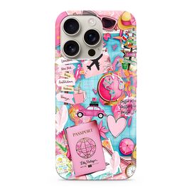 Silikonska futrola ultra tanka (skin) PRINT CLEAR - iPhone 16 Pro (6.3) SP029 (MS).